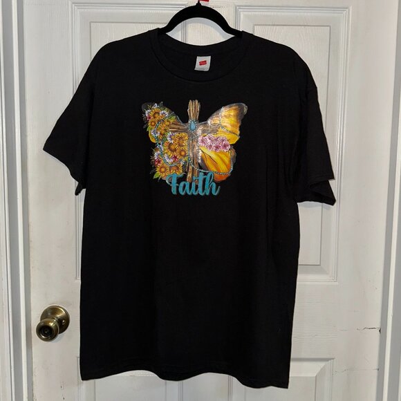 NEW Handcrafted Faith Shirt Size Large - Picture 1 of 4